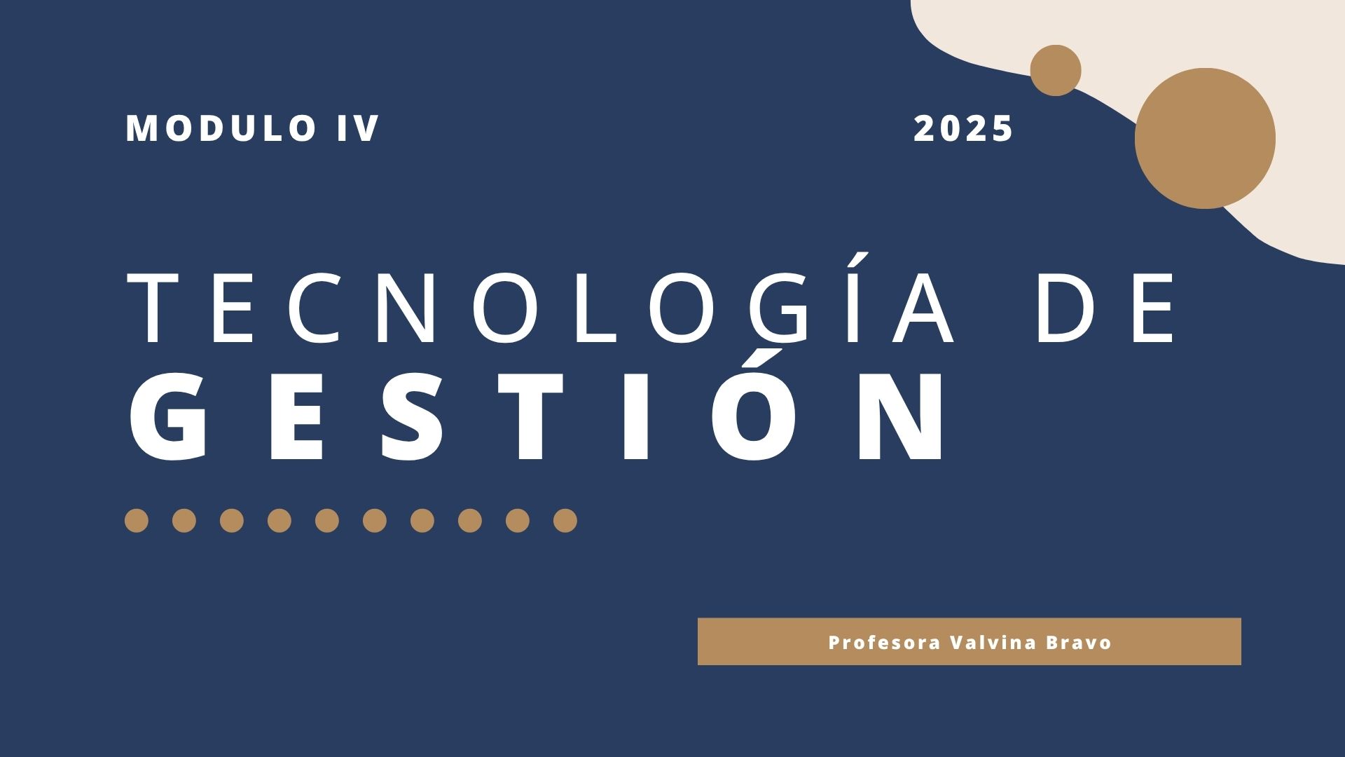 TECNOLOGIA DE GESTION